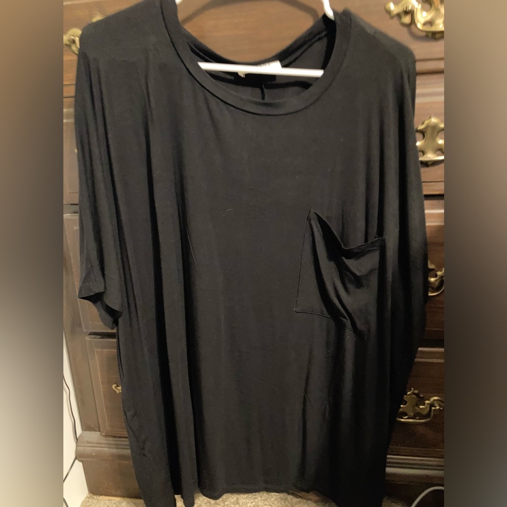 Zenana black Dolman style top, size small